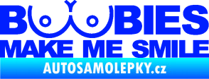 Samolepka Boobies 002  modrá dynamic