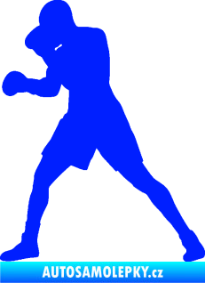 Samolepka Boxer 001 levá modrá dynamic