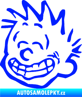 Samolepka Boy s úsměvem levá modrá dynamic