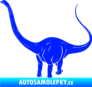 Samolepka Brachiosaurus 002 levá modrá dynamic