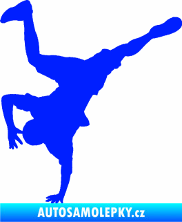 Samolepka Breakdance 001 levá modrá dynamic