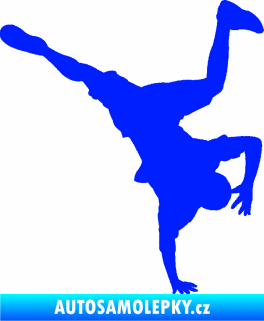 Samolepka Breakdance 001 pravá modrá dynamic