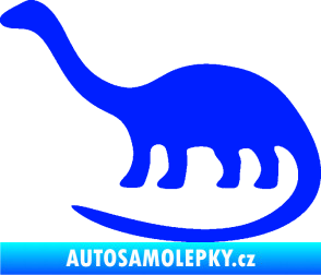 Samolepka Brontosaurus 001 levá modrá dynamic