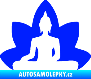 Samolepka Budha 003 levá  modrá dynamic