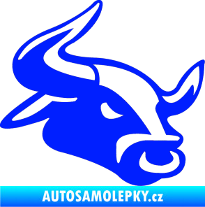 Samolepka Býk 001 pravá modrá dynamic