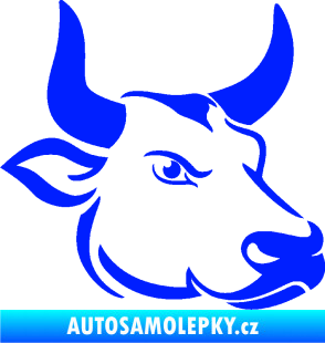 Samolepka Býk 009 pravá modrá dynamic