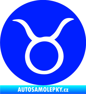 Samolepka Býk zvěrokruh 001 - horoskop modrá dynamic