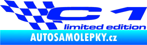 Samolepka C1 limited edition levá modrá dynamic