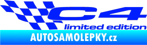 Samolepka C4 limited edition levá modrá dynamic
