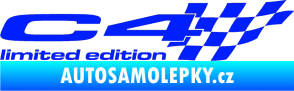 Samolepka C4 limited edition pravá modrá dynamic