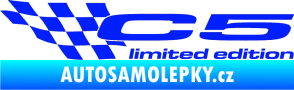 Samolepka C5 limited edition levá modrá dynamic