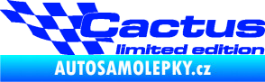 Samolepka Cactus limited edition levá modrá dynamic