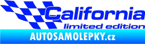 Samolepka California limited edition levá modrá dynamic