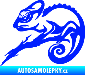 Samolepka Chameleon 001 levá modrá dynamic