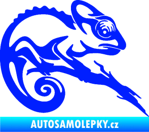 Samolepka Chameleon 001 pravá modrá dynamic