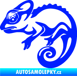 Samolepka Chameleon 002 levá modrá dynamic