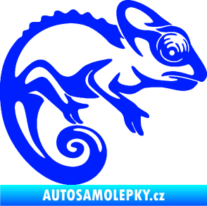 Samolepka Chameleon 002 pravá modrá dynamic