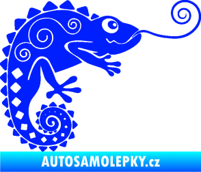 Samolepka Chameleon 004 pravá modrá dynamic