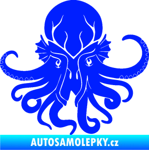 Samolepka Chobotnice 002 pravá modrá dynamic