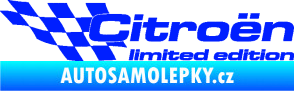 Samolepka Citroen limited edition levá modrá dynamic
