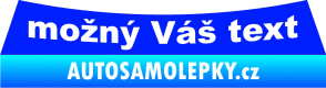 Samolepka Citroen Xm - přední modrá dynamic