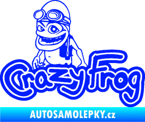 Samolepka Crazy frog 002 žabák modrá dynamic