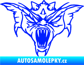 Samolepka Ďábel 003 pravá modrá dynamic