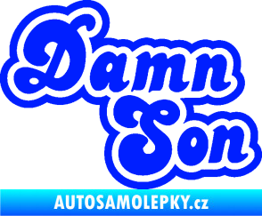 Samolepka Damn Son modrá dynamic