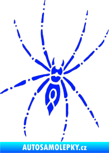 Samolepka Pavouk 011 - pravá modrá dynamic