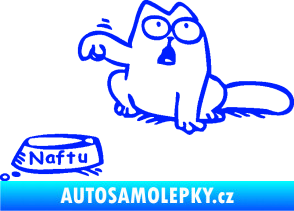 Samolepka Dolej naftu - levá modrá dynamic