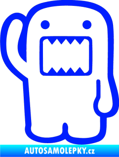 Samolepka Domo 001 levá hello modrá dynamic
