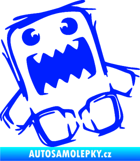 Samolepka Domo 009 levá crazy modrá dynamic