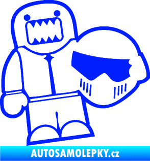 Samolepka Domo 015 levá  Stig modrá dynamic