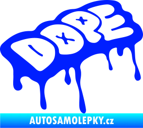 Samolepka Dope modrá dynamic