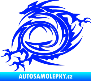 Samolepka Dragon 002 levá modrá dynamic