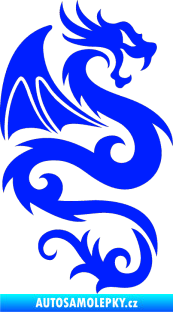 Samolepka Dragon 005 pravá modrá dynamic