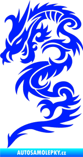 Samolepka Dragon 022 levá modrá dynamic
