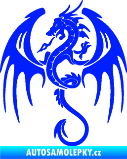 Samolepka Dragon 053 levá modrá dynamic