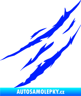Samolepka Drápanec 002 levá modrá dynamic