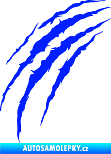 Samolepka Drápanec 003 levá modrá dynamic