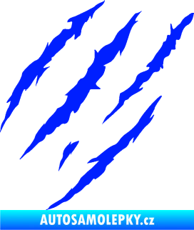 Samolepka Drápanec 004 levá modrá dynamic