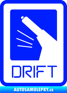 Samolepka Drift 004 modrá dynamic