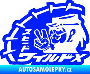 Samolepka Drifter 001 modrá dynamic