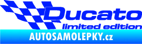 Samolepka Ducato limited edition levá modrá dynamic