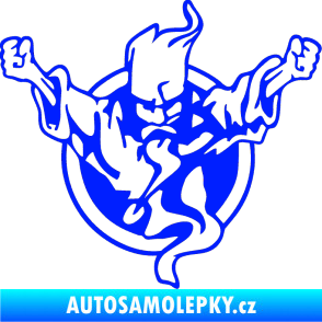 Samolepka Duch 001 pravá modrá dynamic