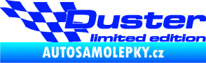 Samolepka Duster limited edition levá modrá dynamic