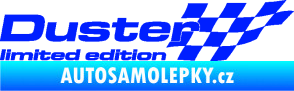 Samolepka Duster limited edition pravá modrá dynamic