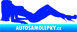 Samolepka Erotická žena 046 pravá modrá dynamic