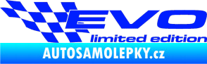 Samolepka Evo limited edition levá modrá dynamic