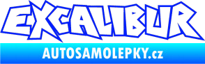 Samolepka Excalibur obrys modrá dynamic